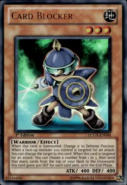 Card Blocker - Ultra Rare 1st Edition LCGX-EN044 - LP - YuGiOh - Image 1