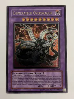 Chimeratech Overdragon Ultimate Rare POTD - EN034 Front NM Back LP EURO - Image 1