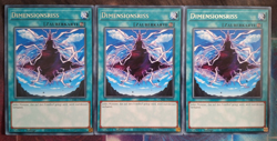 3x Dimensionsriss CRBR-DE030 RARE DEUTSCH 1.Auflage PLAYSET NM Yu-Gi-Oh - Image 1