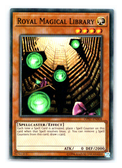 Royal Magical Library - OP07-EN004 - Super Rare Yugioh - Image 1