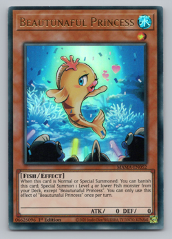 Beautunaful Princess - MAMA-EN052 - Ultra Rare - 1st Edition - Yugioh - Image 1