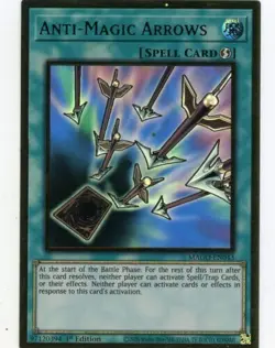 Anti-Magic Arrows - MAGO-EN043 - Gold Rare - 1st Edition - Yugioh - Image 1