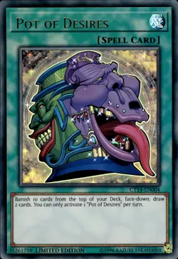 Pot Of Desires - Ultra Rare Limited Edition CT14-EN004 - NM - YuGiOh - Image 1