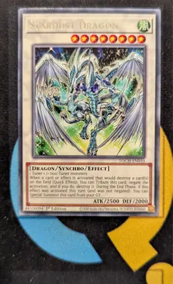 TOCH-EN050 Stardust Dragon Rare 1st Edition YuGiOh - Image 1