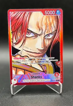 Shanks OP09-001 Alt Art Leader - Emperors in the New World - One Piece - English - Image 1