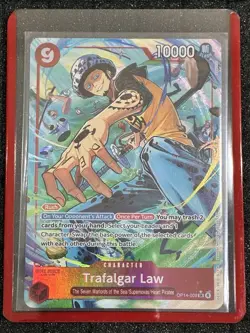 Trafalgar Law - OP14-009 (Alternate Art) OP14-009 The Azure Sea's Seven Foil - Image 1