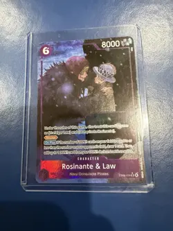 One Piece Rosinante & Law EB04-038, SR, Azure Of The Seas Seven, Foil - Image 1