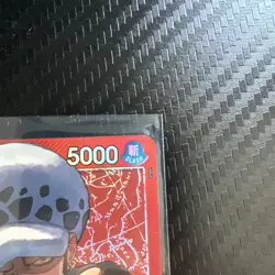 Trafalgar Law Alternate Art Leader Red One Piece TCG OP14-001 Azure Sea's Seven - Image 4