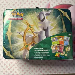 Pokemon 2022 Spring ARCEUS COLLECTORS CHEST LUNCH BOX FACTORY SEALED NEW - Image 1