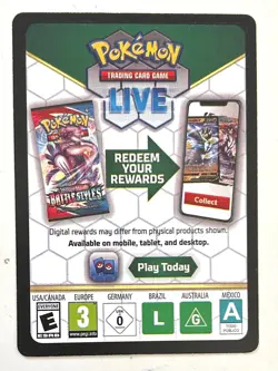 Pokemon TCG Online / Live Codes Cards Pick and Choose UNUSED (via Ebay Message) - Image 1