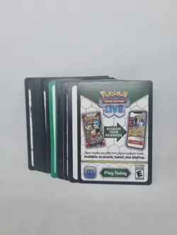 Pokemon TCG Live Code Cards ×25 Bulk - Unused - Image 1