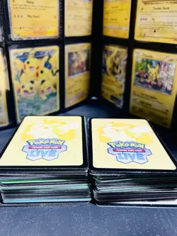 500 Pokemon Online TCG Code Cards Bulk Lot Unused - Image 1