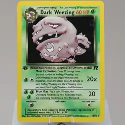 Pokemon TCG - Dark Weezing 14/82 Team Rocket Holo Rare 1st Edition - EXC/NM - Image 2