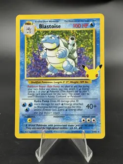 Blastoise - 2/102 - Celebrations 25th Anniversary Holo Rare - Pokemon TCG Card - Image 1