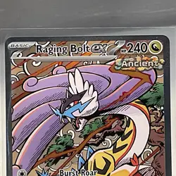 Pokemon Raging Bolt Ex 166/131 Special Illustration Rare Prismatic Evolutions NM - Image 2