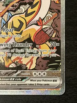 Pokemon TCG ⚡ Raging Bolt ex 166/131 SIR Sv: Prismatic Evolutions Holo RARE Nm - Image 4