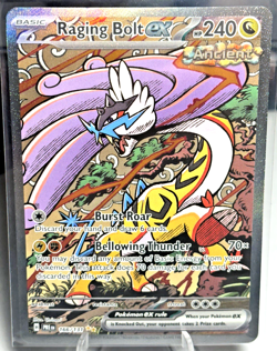 Pokemon TCG Prismatic Evolutions Raging Bolt EX SIR 166/131 - MINT/NM - Image 2