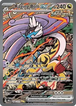 Raging Bolt ex - 166/131 - Pokemon Prismatic Evolutions Special Illustration NM - Image 1