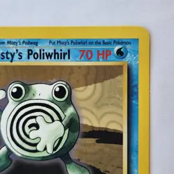 Misty's Poliwhirl 53/132 Pokemon TCG 1st Edition Gym Heroes LP Vintage 2000 Card - Image 4