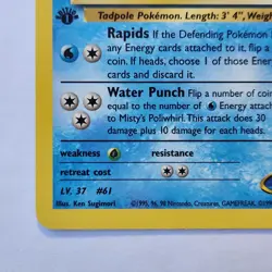 Misty's Poliwhirl 53/132 Pokemon TCG 1st Edition Gym Heroes LP Vintage 2000 Card - Image 5