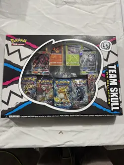 Pokemon TCG - Team Skull Pin Collection Box Sealed N744 - Image 1