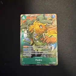 Pedro OP08-030 Rare Alternate Art One Piece Card Game Two Legends Pack Fresh ENG - Image 1
