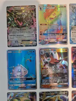 Pokemon EX/VMAX Card Bundle (9) - Rayquaza Lugia Lycanroc - PRXY Fan Display - Image 3