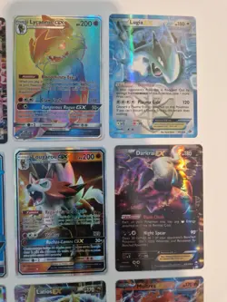 Pokemon EX/VMAX Card Bundle (9) - Rayquaza Lugia Lycanroc - PRXY Fan Display - Image 4