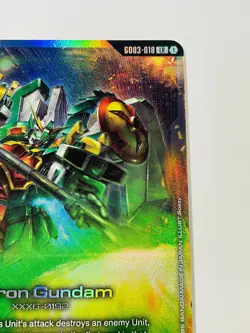 Altron Gundam LR GD03-018 Foil Steel Requiem Gundam Card Game English NM Wing W - Image 5