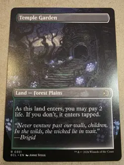 Temple Garden - (Borderless) Lorwyn Eclipsed Regular - Mtg - Image 2