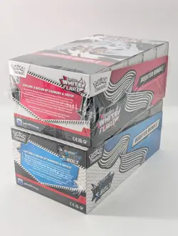 Pokemon SV10.5 Black Bolt & White Flare SEALED LOT 2 Booster Bundle Display Case - Image 2