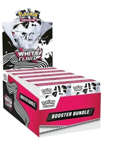 Pokemon TCG White Flare Booster Bundle, Factory Sealed Display Case Of 10 NEW - Image 1