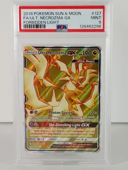 Ultra Nekrozma GX - POKEMON Forbidden Light - #127 - Ultra Rare - 2018 - PSA 9 - Image 1