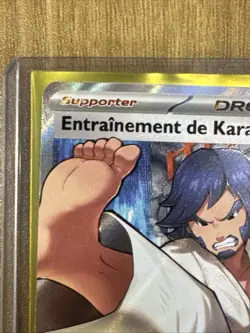 CARTE POKEMON ENTRAINEMENT DE KARATEKA 255/217 AR HEROS TRANSCENDANTS ME02.5 FR - Image 3