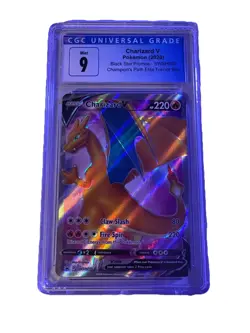 Pokemon Charizard V SWSH050 Sword & Shield Promo Holo CGC 9 - Image 1