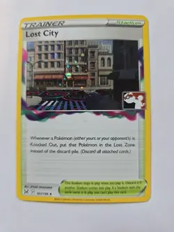 Lost City Cosmos Holo Play! Prize Pack Series 3 4 Stamped Promo Pokemon 161/196 - Image 1