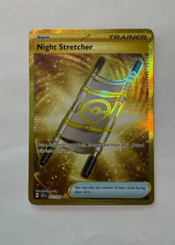 Night Stretcher 251/191 Pokemon TCG S&V Surging Sparks - NM Hyper Rare GOLD Holo - Image 1