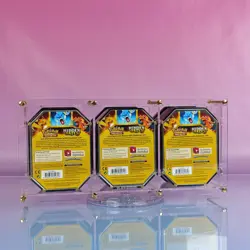 3 TINS IM ACRYL CASE POKEMON HIDDEN FATES 2019 ENGLISH OVP SEALED - Image 3