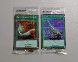 x2 Yu-Gi-Oh! Harpie's Feather Duster EDC1-EN001 Quarter Century Secret Rare - Image 1
