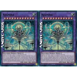 AZAMINA 2x • Super R • ALIN EN035 • 1Ed • Yugioh! • ANDYCARDS - Image 1