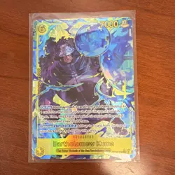 One Piece TVG OP12-119 Bartholomew Kuma CHARACTER Alternate Art Foil Secret Rare - Image 1