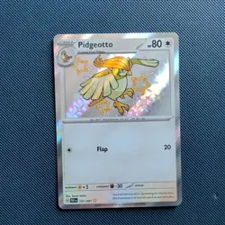 Pokemon Cards Pidgeotto 197/091 Paldean Fates Shiny Rare NM - Image 1