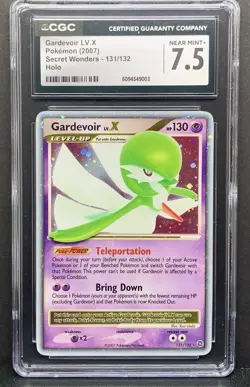Pokemon 2007 Secret Wonders GARDEVOIR LV.X 131/132 Ultra Rare Holo - CGC 7.5 - Image 1