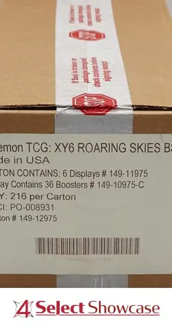 2015 POKEMON TCG XY ROARING SKIES 6-BOX BOOSTER CASE FACTORY SEALED - Image 1