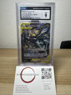 CGC 9 MINT Pikachu & Zekrom GX 2019 Black Star Promos SM168 Pokemon Card - Image 1