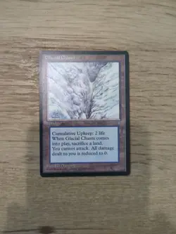 Glacial Chasm Ice Age Magic The Gathering LP - Image 1