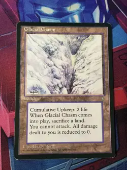 Glacial Chasm (Ice Age) NM vintage MTG - Image 1
