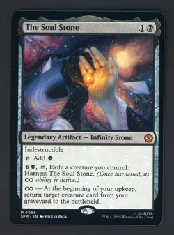 Magic: The Gathering Marvel's Spider-Man The Soul Stone M Regular Non Foil #0066 - Image 1