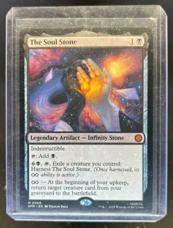 2025 Magic: The Gathering Marvel's Spider-Man Soul Stone Foil #0066 Damaged - Image 1