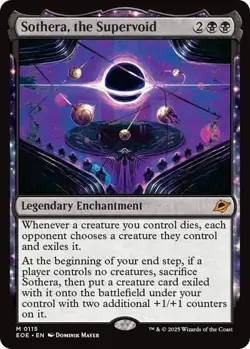 MTG Sothera, the Supervoid FOIL - EOE Edge of Eternities NM - Image 1